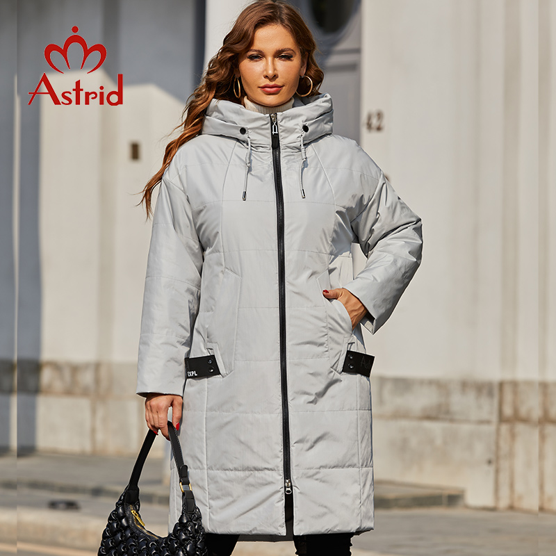 Women'S Fashion Long Coat - Astrid 7561 Frühling Frauen Parkas plus