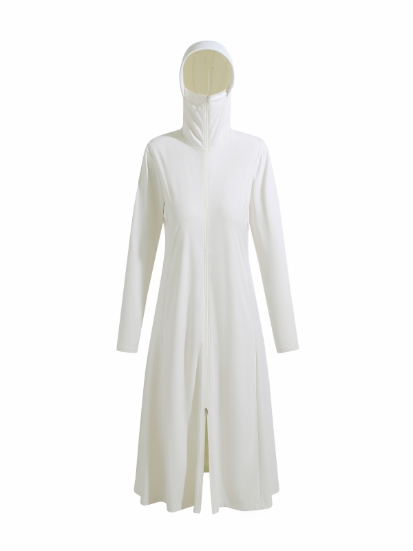 Women'S Fashion Long Coat - Lange, leichte, lockere UV-Schutzkleidung aus Eisseide
