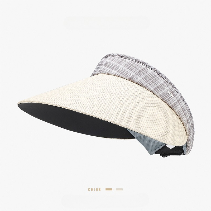 Straw Hat Summer - Damenmode-Sonnenhüte, tragbare Sommerkappen im Clip-Stil, für
