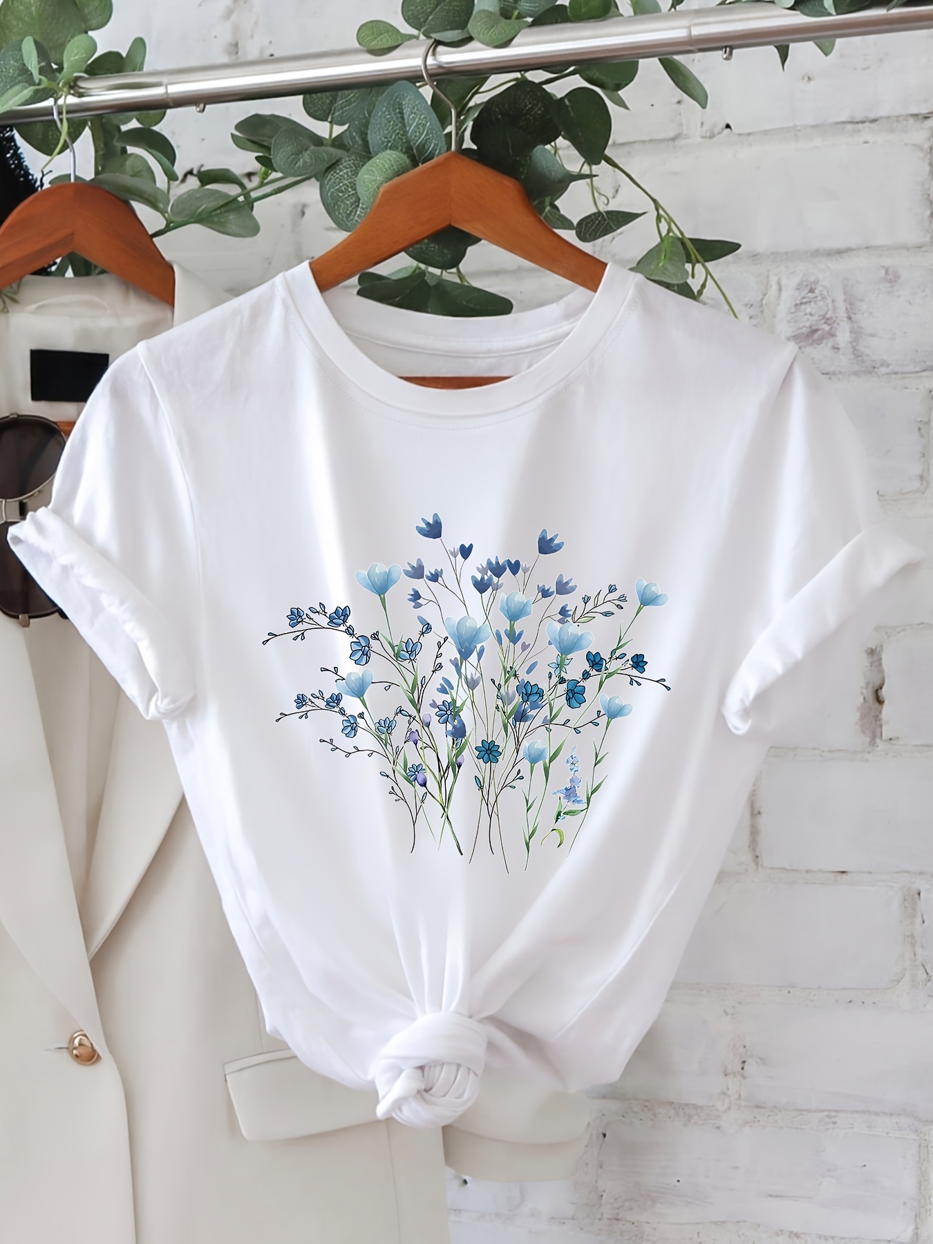 Women'S Fashion In The 90S - 2026 Frühling Sommer Neue Damen Rundhals-T-Shirts