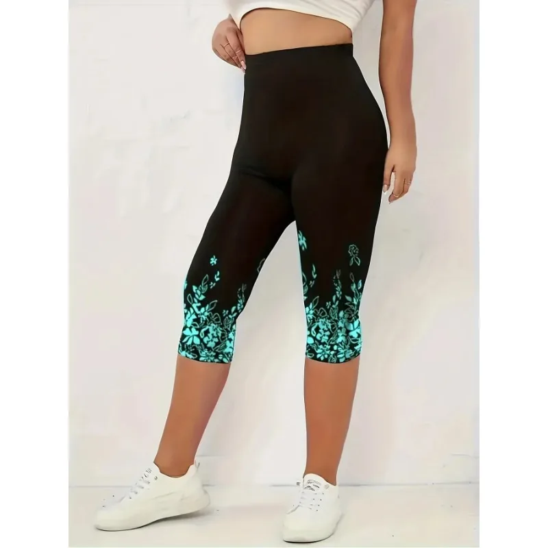 Xxl Women Fashion - Damen S-XXL Casual Slim Fit Capri