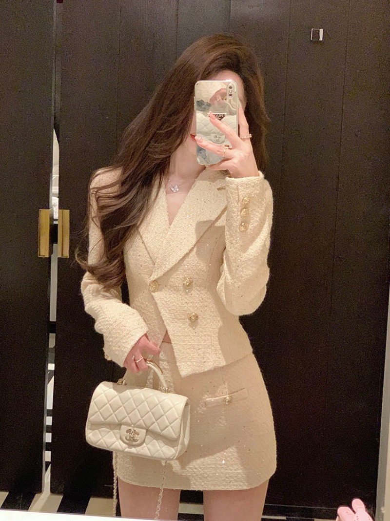 Women'S Fashion Long Coat - Neue Kleine Duft Mode Schlanke frauen