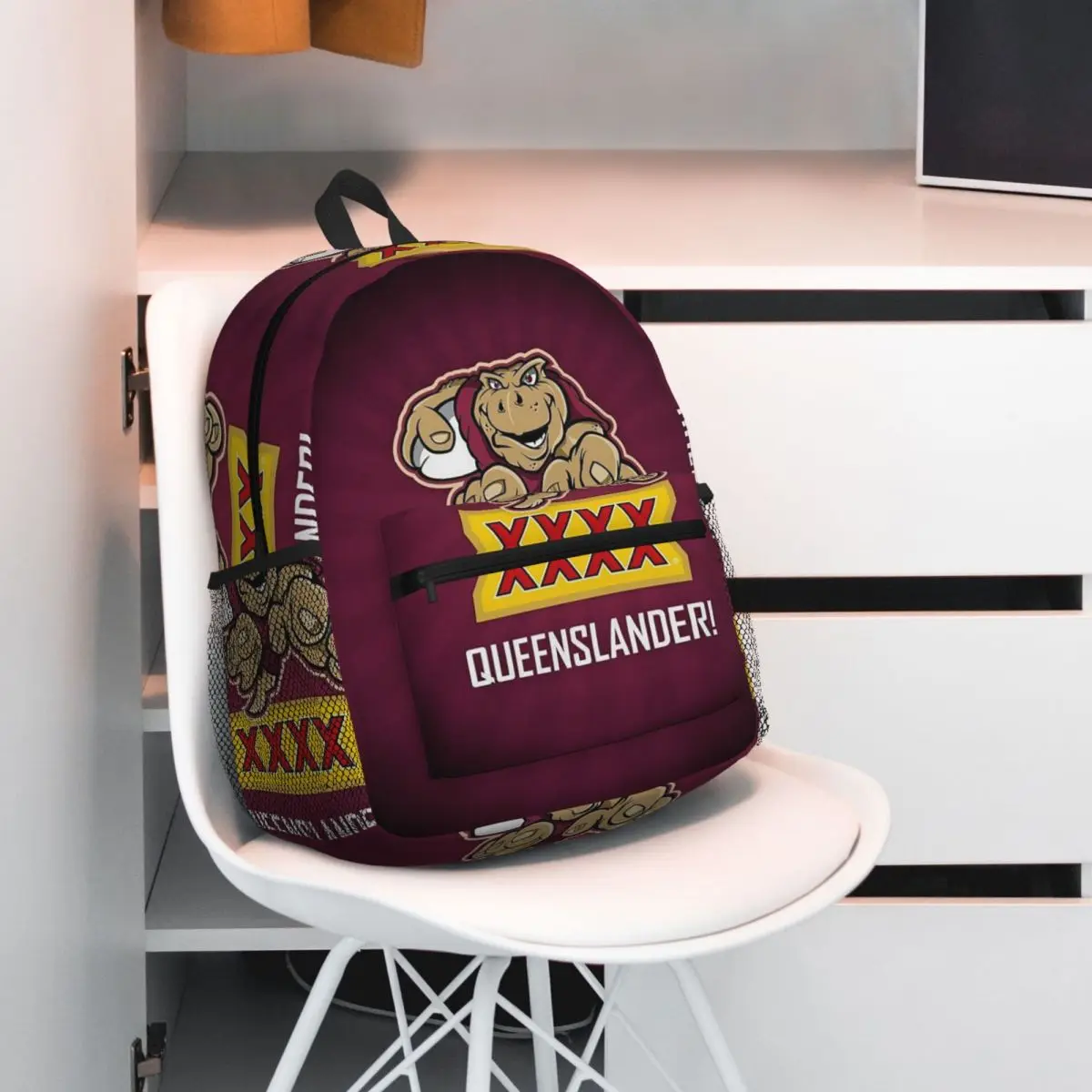 Women'S Fashion Queensland - Queensland Maroons Studenten-Rucksack, Schultasche, Wandern, Reisen,
