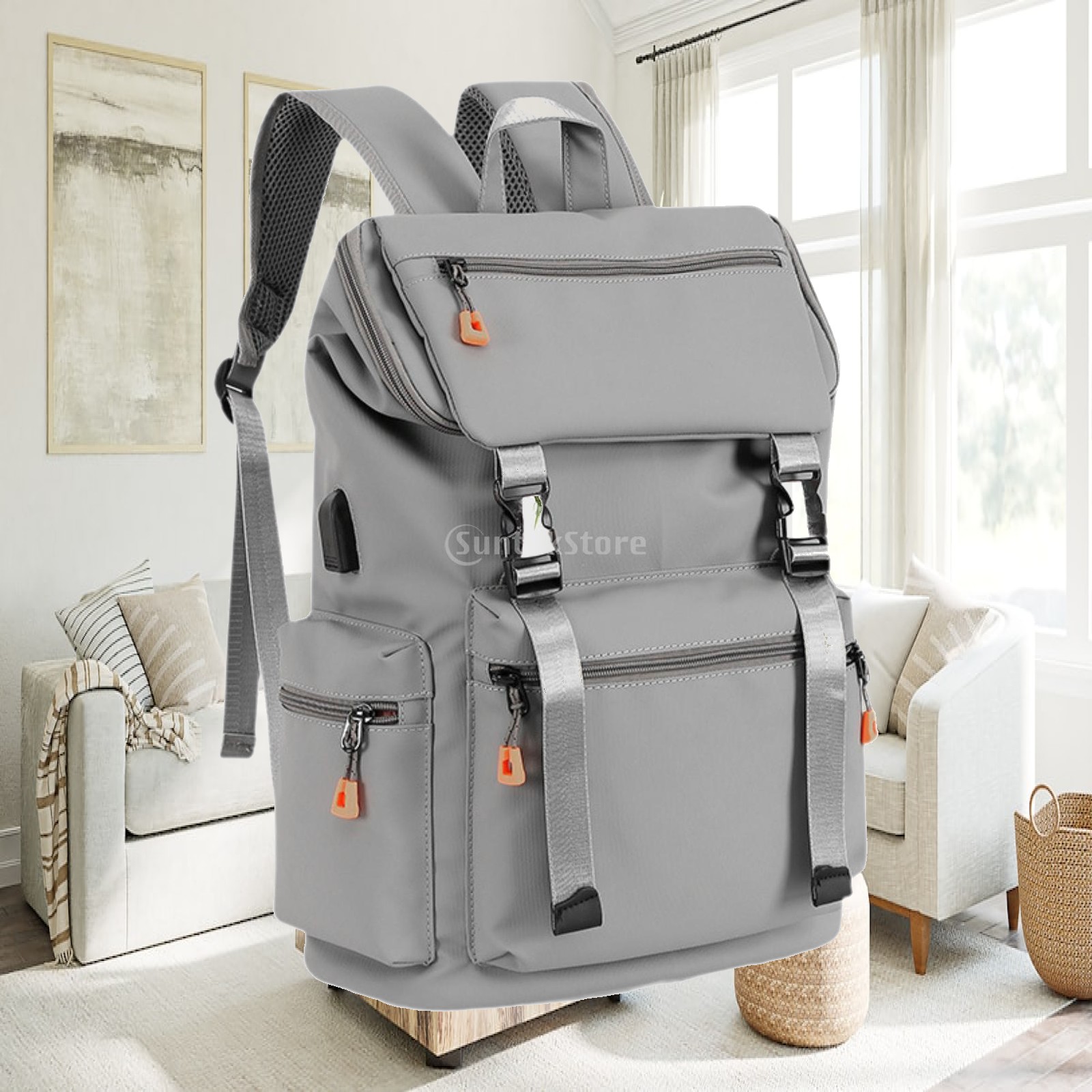 Women'S Fashion Backpack - Lässiger Rucksack-Organizer, Tragetasche mit Taschen, modischer,