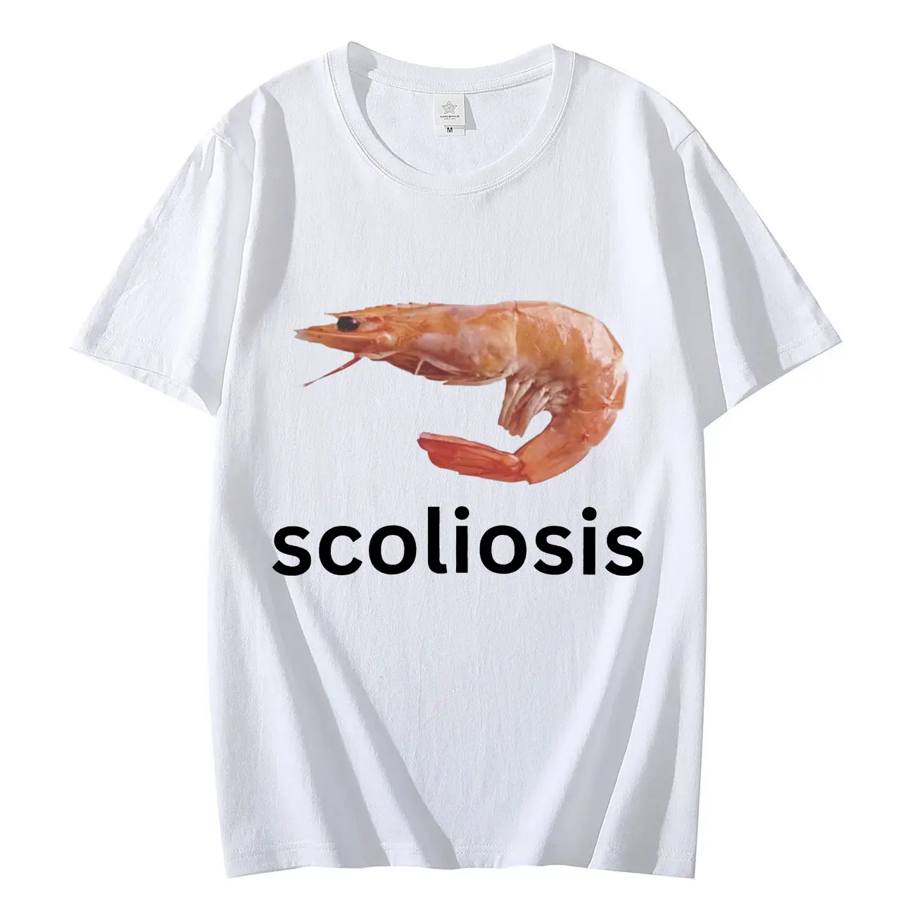 Women'S Fashion In The 90S - Scoliosis Funny Shrimp Meme T-Shirt Damenmode