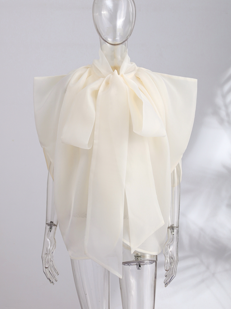 Modische Damen-Top Ärmellos mi – Wrap Blouse Chiffon Bewertung und Preis