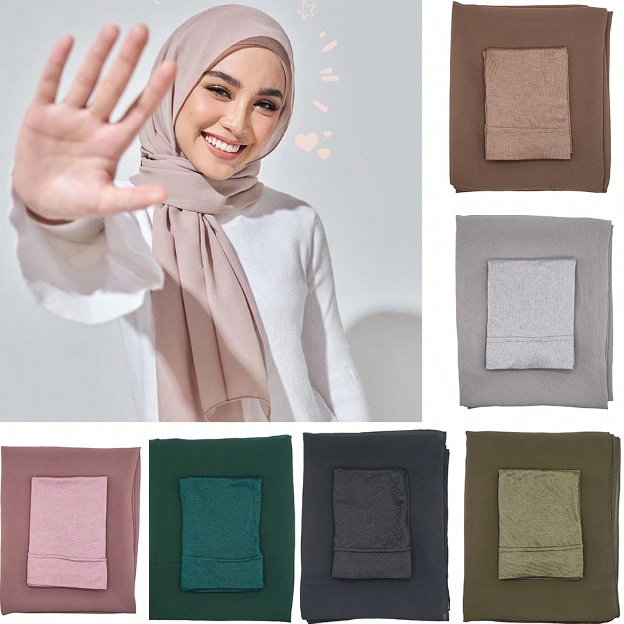 2-teiliges Set Damen-Hijab-Sch – Women Fashion Youtube Bewertung und Preis