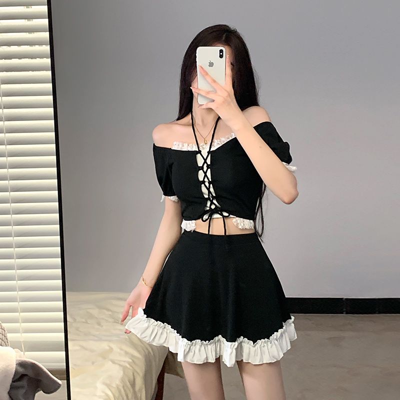 Instagram-Style Zweiteiliger B – Women'S Fashion Middle Ages Bewertung und Preis