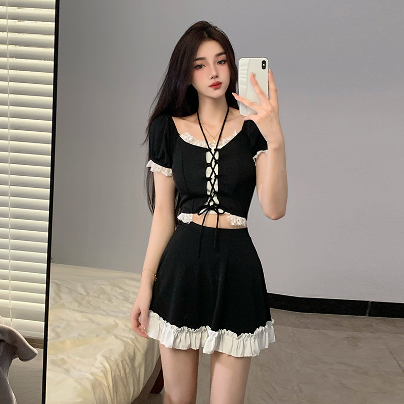 Instagram-Style Zweiteiliger B – Women'S Fashion Middle Ages Bewertung und Preis