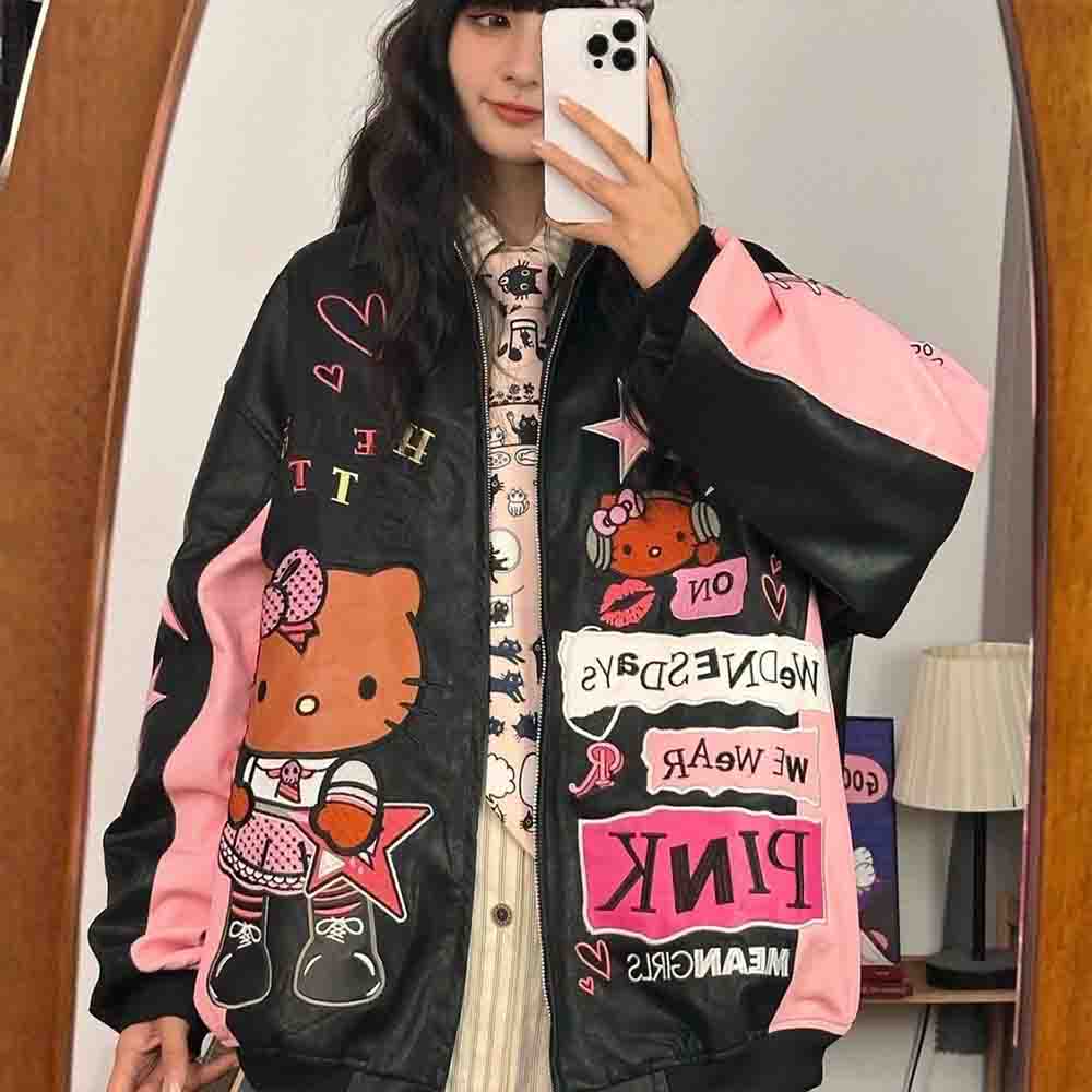 Sanrio Hello Kitty Damen Carto – Women Fashion Jackets Bewertung und Preis