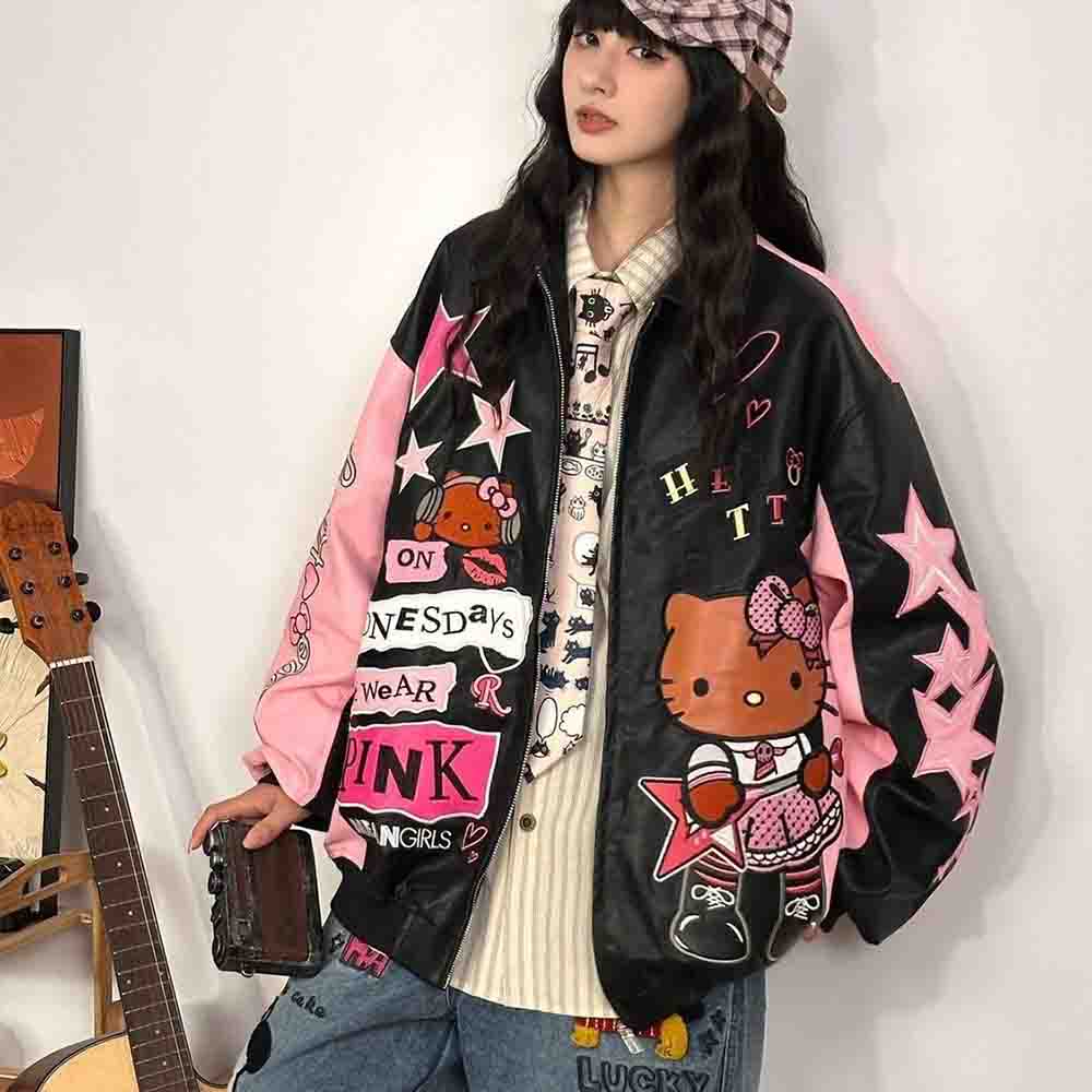 Sanrio Hello Kitty Damen Carto – Women Fashion Jackets Bewertung und Preis