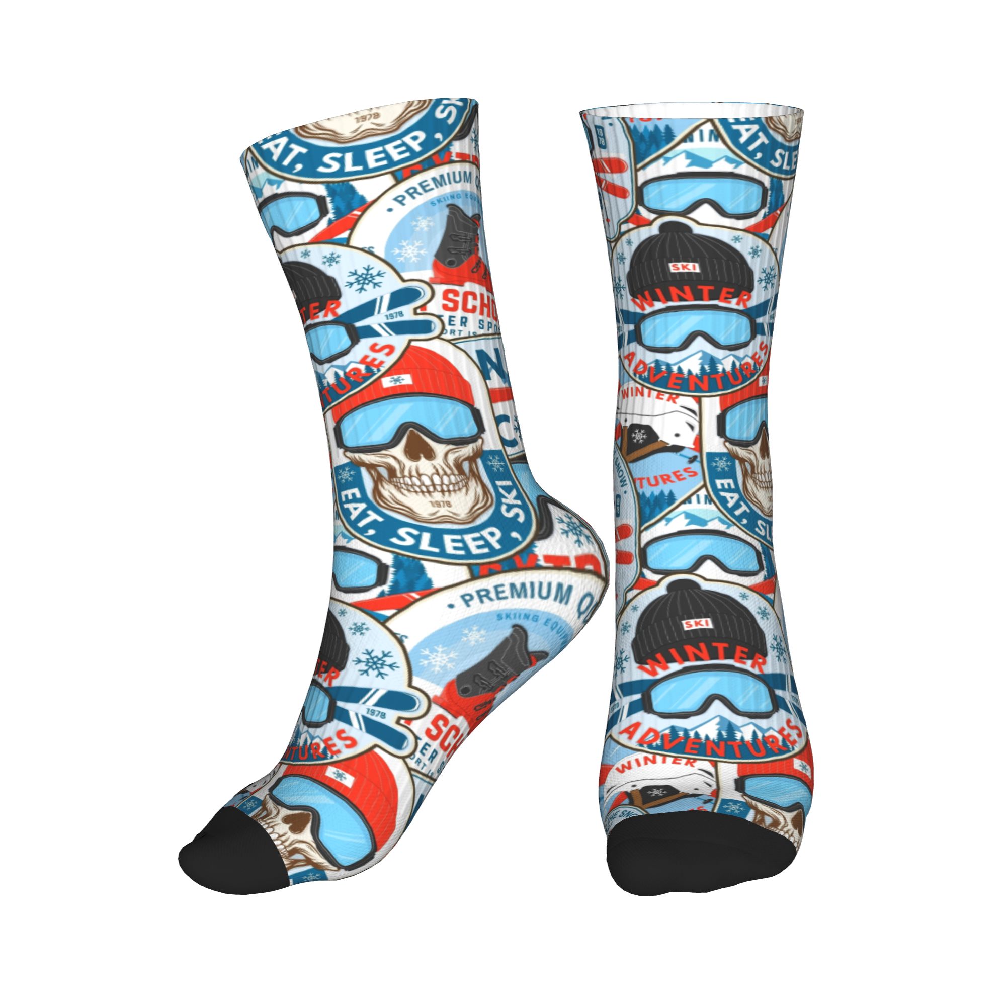 Vintage Red Blue Ski Club Sock – Women Fashion Youtube Bewertung und Preis