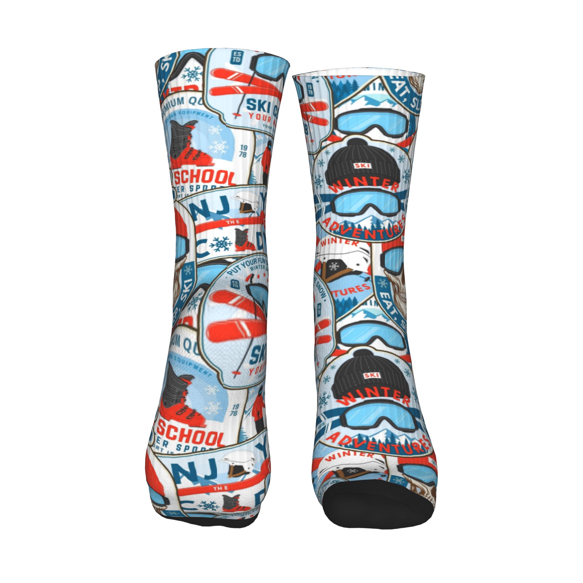 Vintage Red Blue Ski Club Sock – Women Fashion Youtube Bewertung und Preis