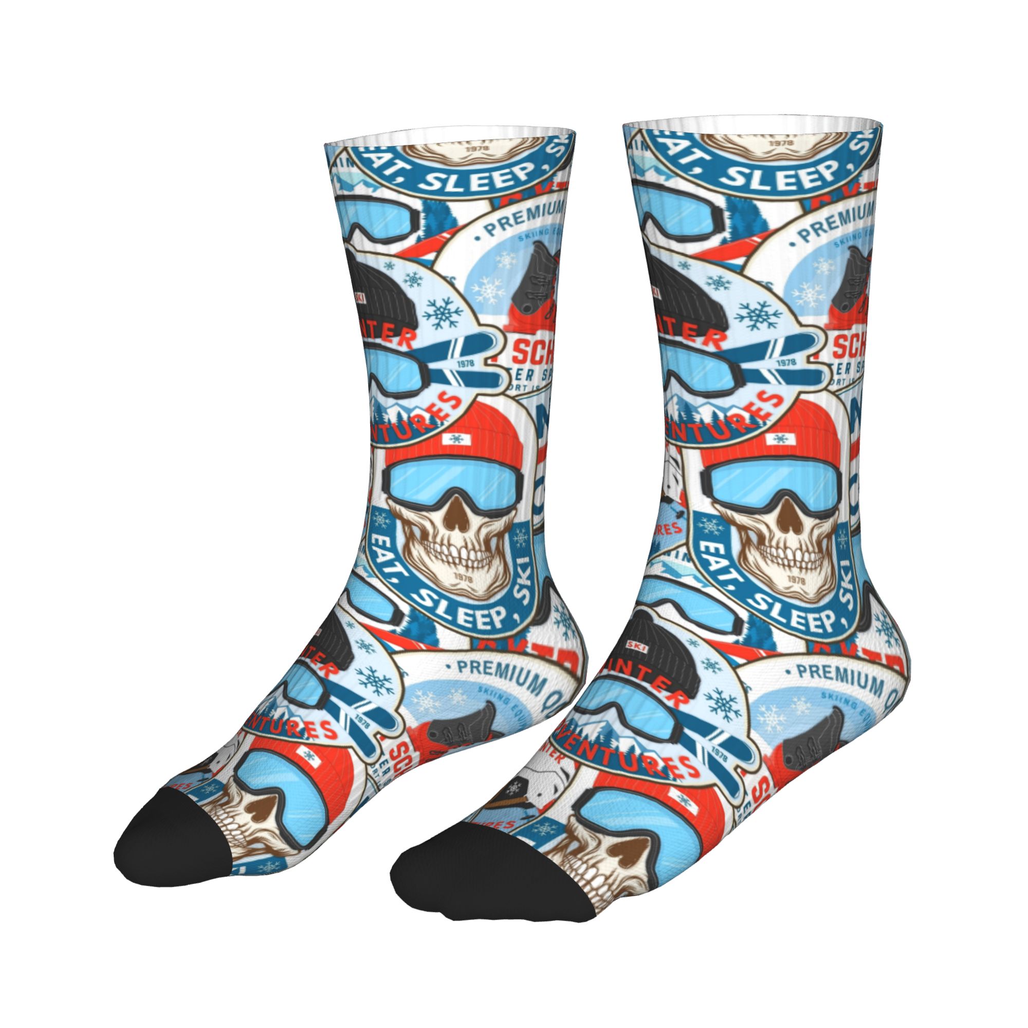 Vintage Red Blue Ski Club Sock – Women Fashion Youtube Bewertung und Preis