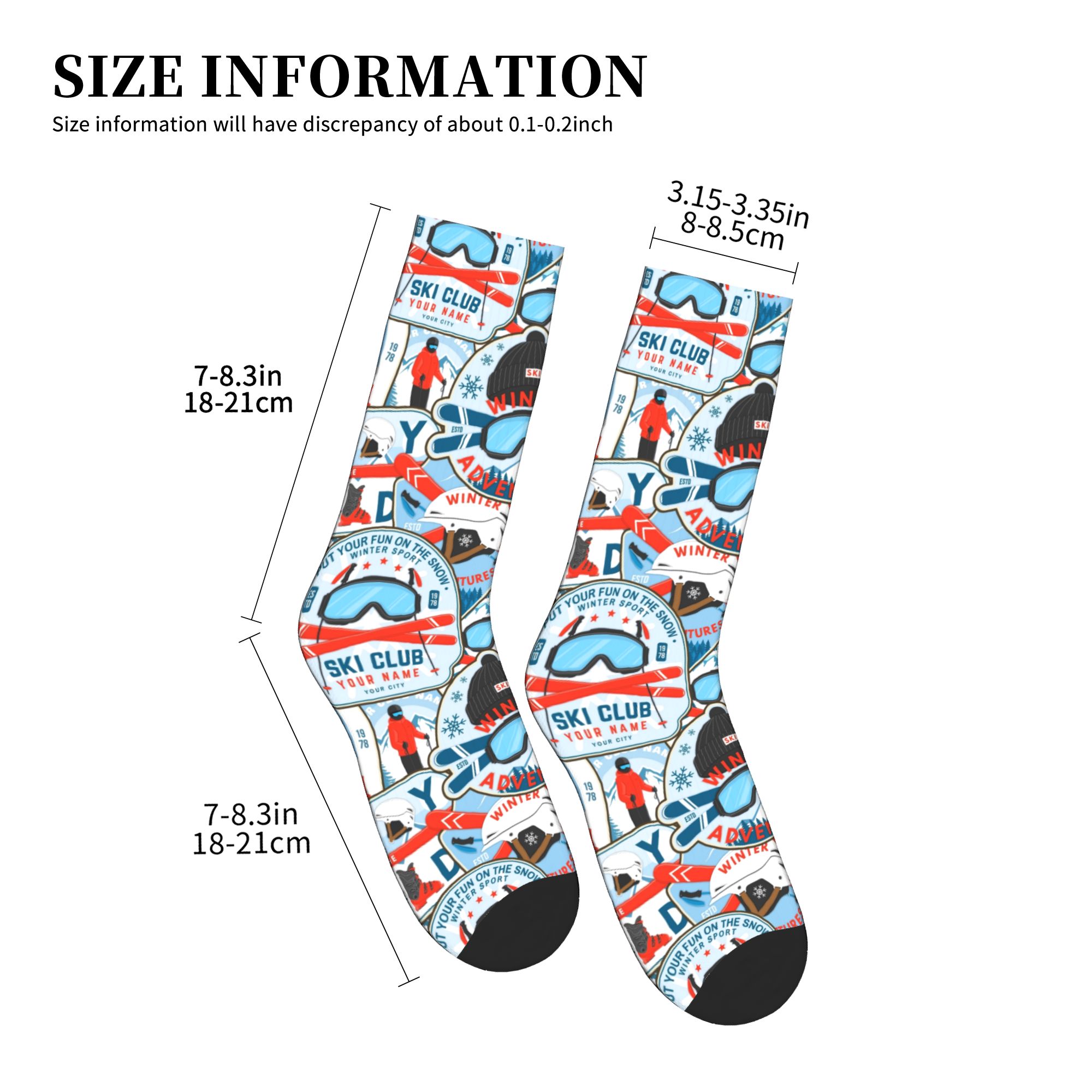 Vintage Red Blue Ski Club Sock – Women Fashion Youtube Bewertung und Preis
