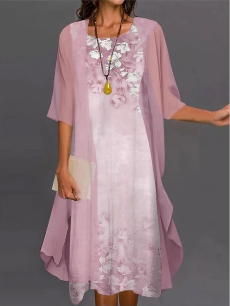 Sommer Elegantes Kleid Zwei-st – Women'S Fashion Long Coat Bewertung und Preis