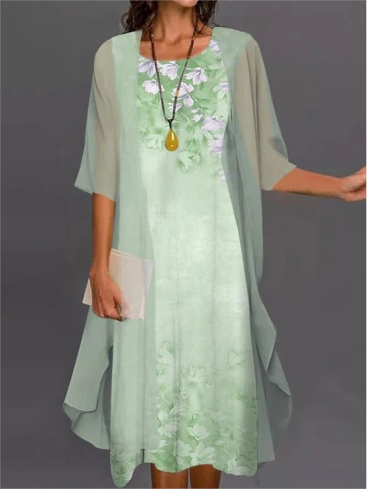 Sommer Elegantes Kleid Zwei-st – Women'S Fashion Long Coat Bewertung und Preis
