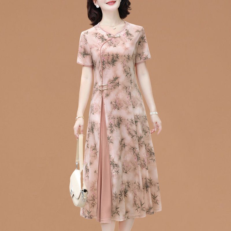 Elegantes Kurzarmkleid für Fra – Women Fashion Over 60 Bewertung und Preis