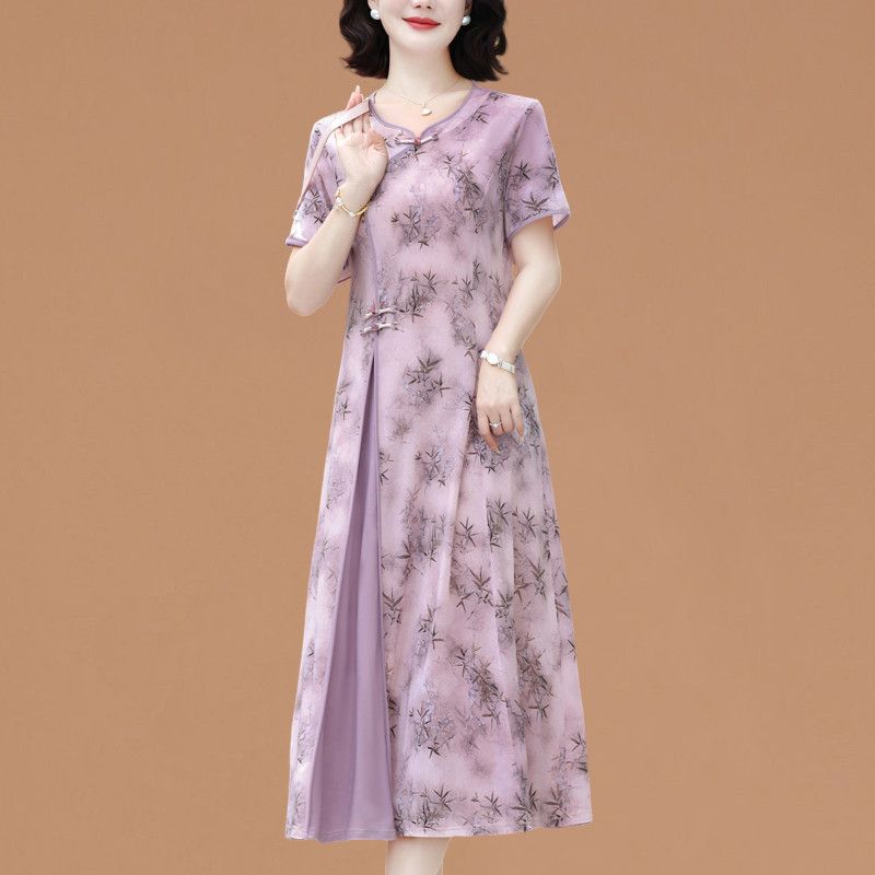 Elegantes Kurzarmkleid für Fra – Women Fashion Over 60 Bewertung und Preis