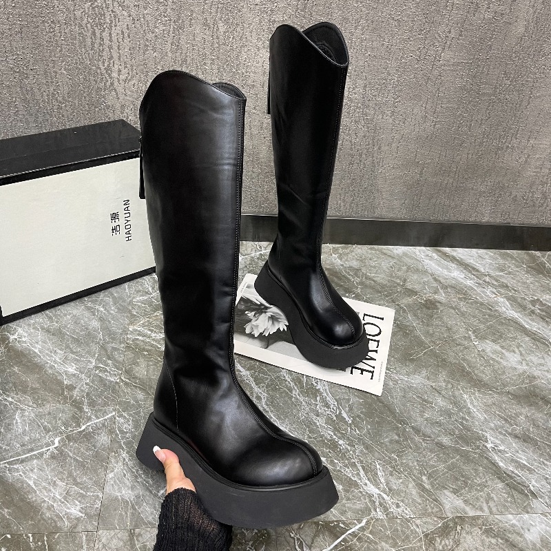 Neue, einfache, einfarbige, ru – Women'S Fashion Boots 2025 Bewertung und Preis