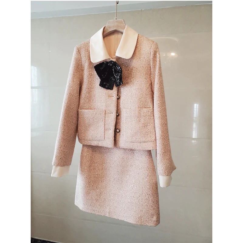 Herbst Winter Kleine Duftende  – Women'S Fashion Long Coat Bewertung und Preis
