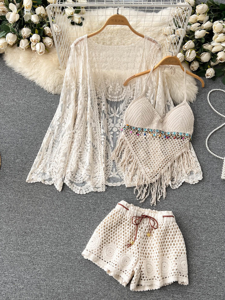 Sommer Neues Urlaubsoutfit Dam – Women'S Fashion Knitwear Bewertung und Preis