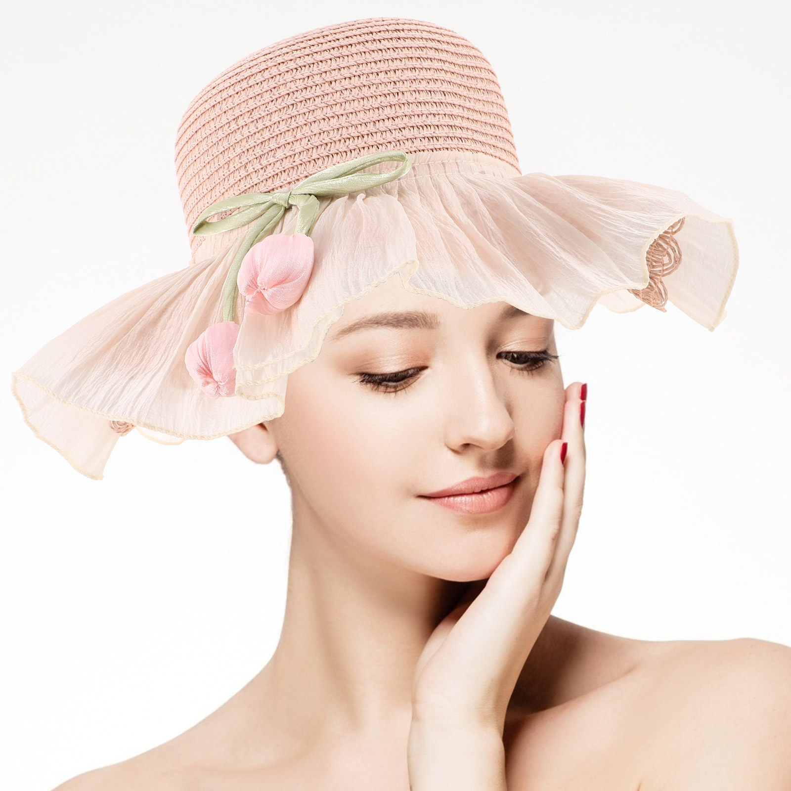 Sommer-Strohhut für Mädchen, b – Straw Hat Summer Bewertung und Preis