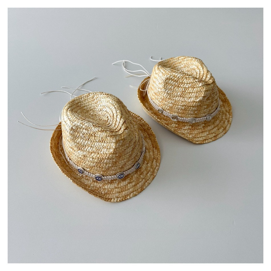 Kinder Naturstroh-Fedora-Hut m – Straw Hat Summer Bewertung und Preis