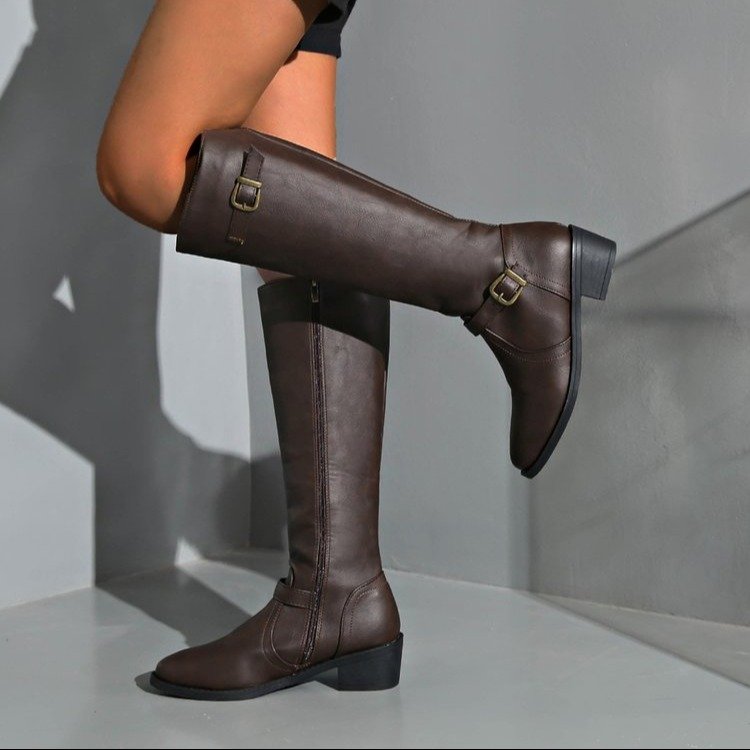 Frauen Kniehohe Stiefel Plattf – Women'S Fashion Boots 2025 Bewertung und Preis