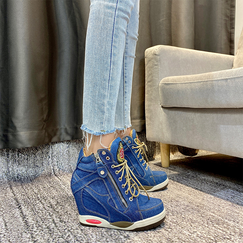 Große Größe Damen Denim Wedges – Xxl Women Fashion Bewertung und Preis