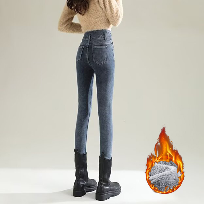 Winter Dame Chic Plüsch Thermi – Women Fashion Jeans Bewertung und Preis