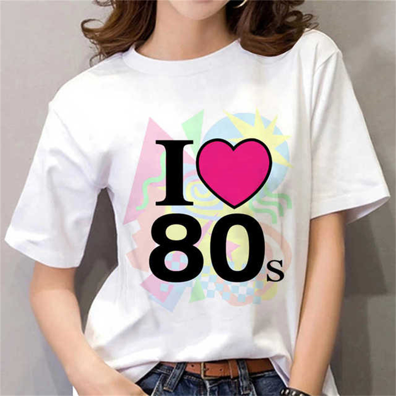 80er-Jahre-T-Shirt für Damen,  – Women'S Fashion In The 90S Bewertung und Preis
