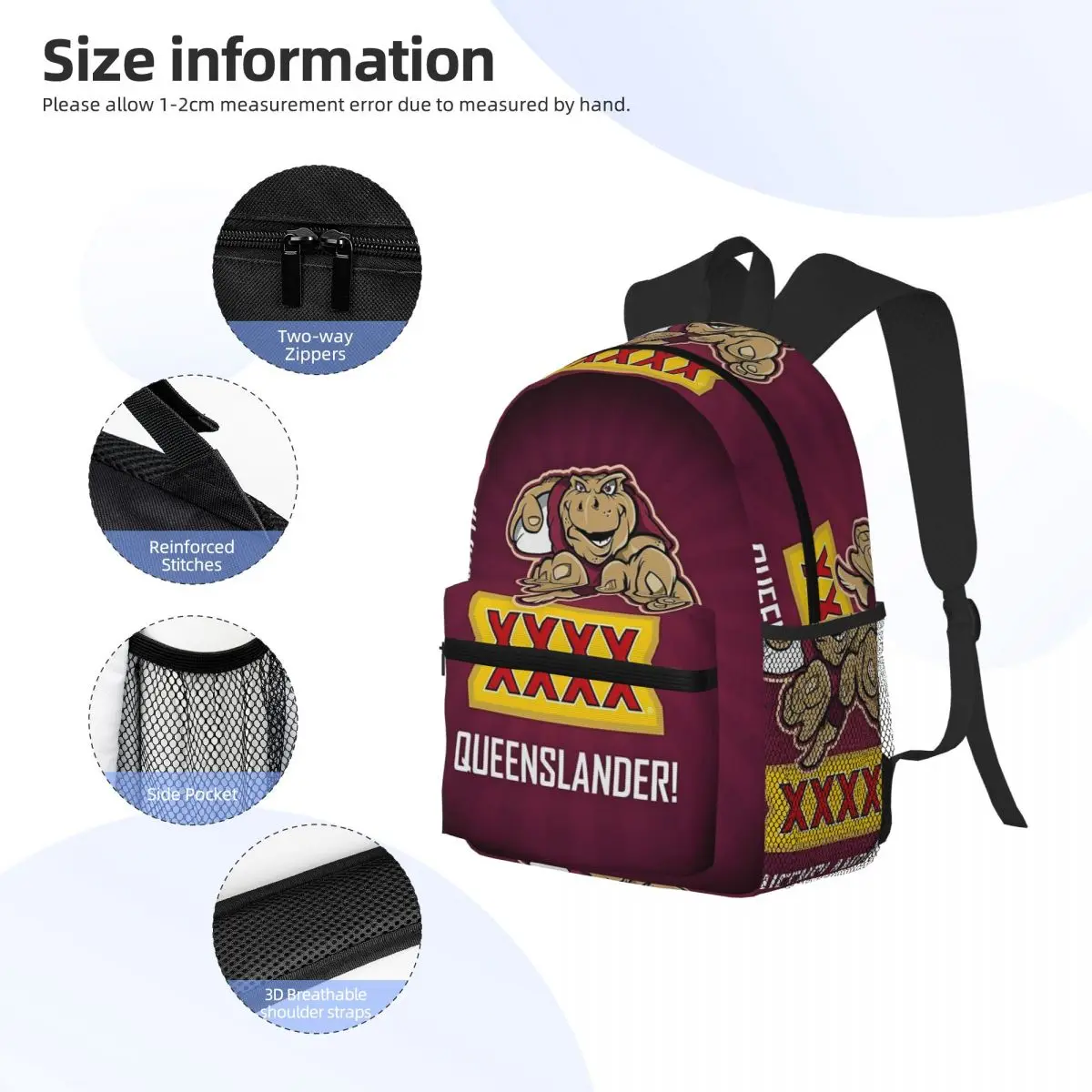 Queensland Maroons Studenten-R – Women'S Fashion Queensland Bewertung und Preis
