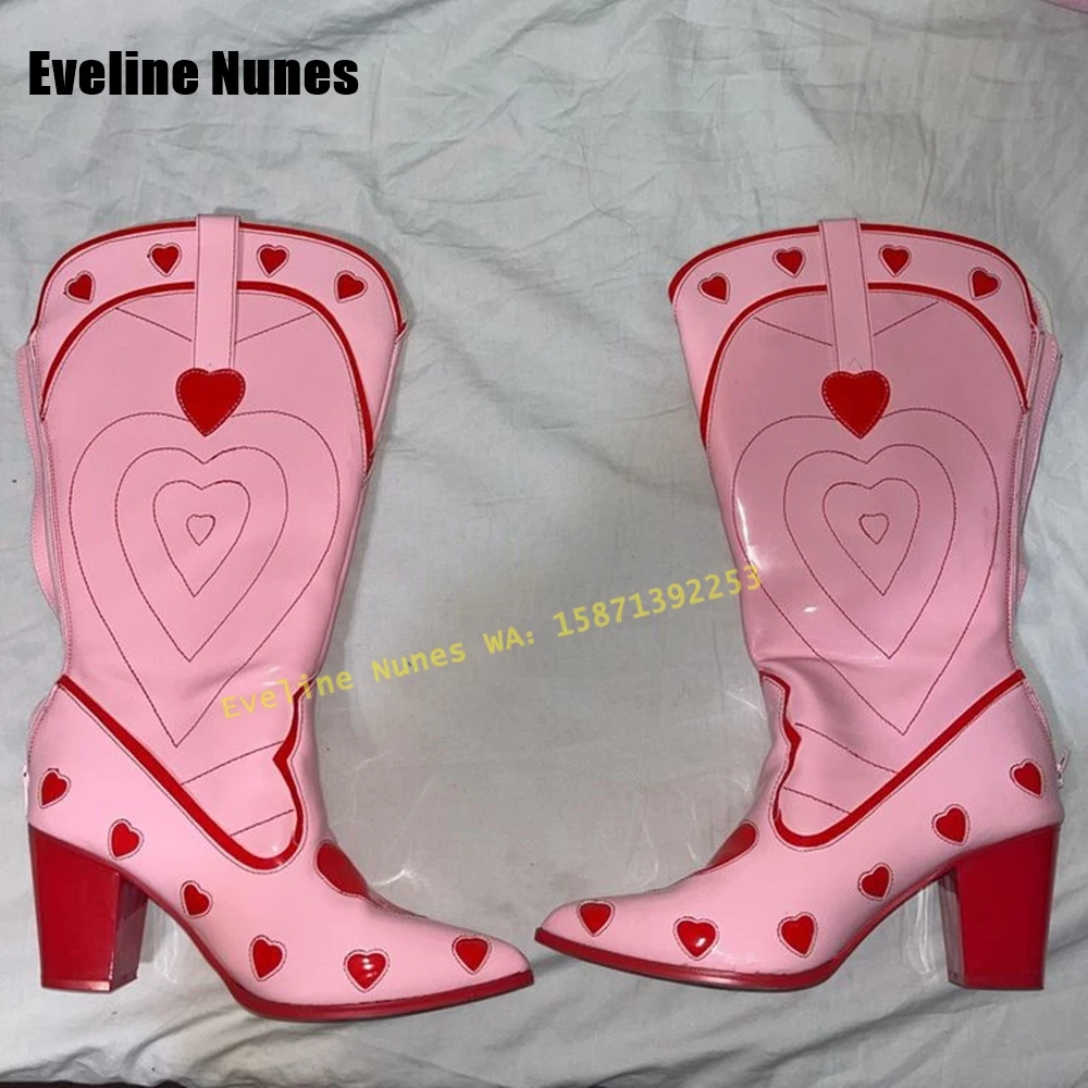 Rosa Herz Space Cowgirl Stiefe – Women'S Fashion Boots 2025 Bewertung und Preis