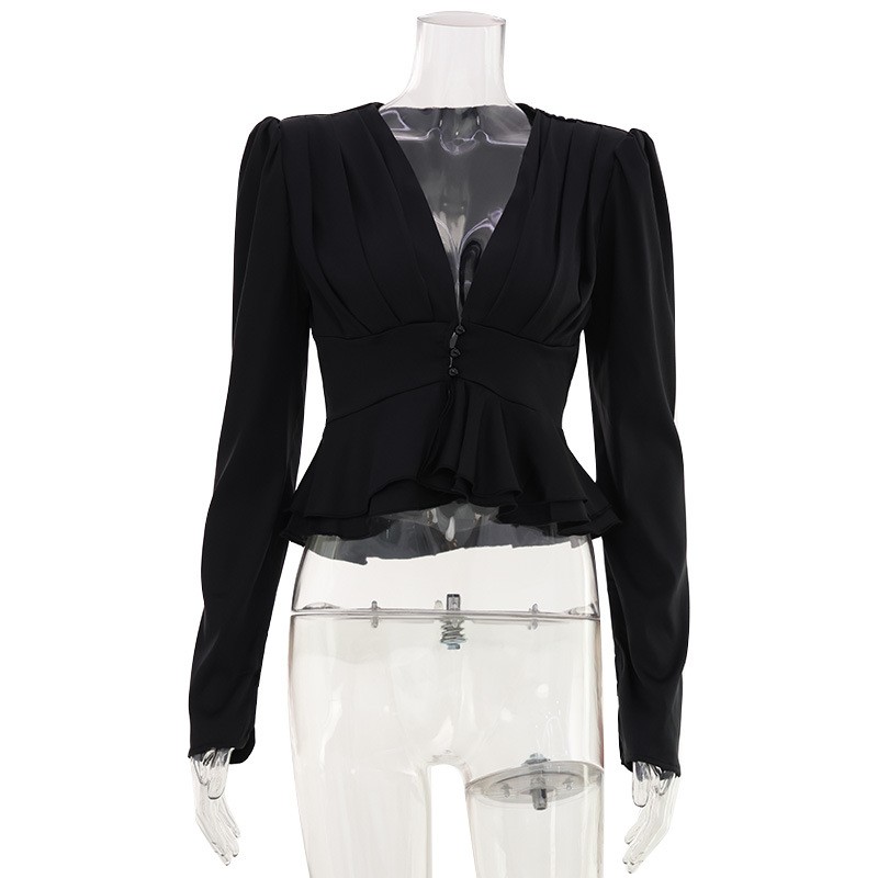 Damenbluse mit V-Ausschnitt, L – Wrap Blouse Chiffon Bewertung und Preis