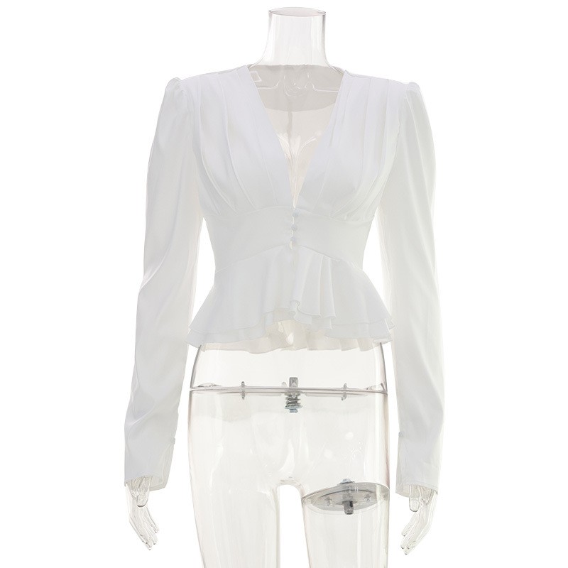 Damenbluse mit V-Ausschnitt, L – Wrap Blouse Chiffon Bewertung und Preis