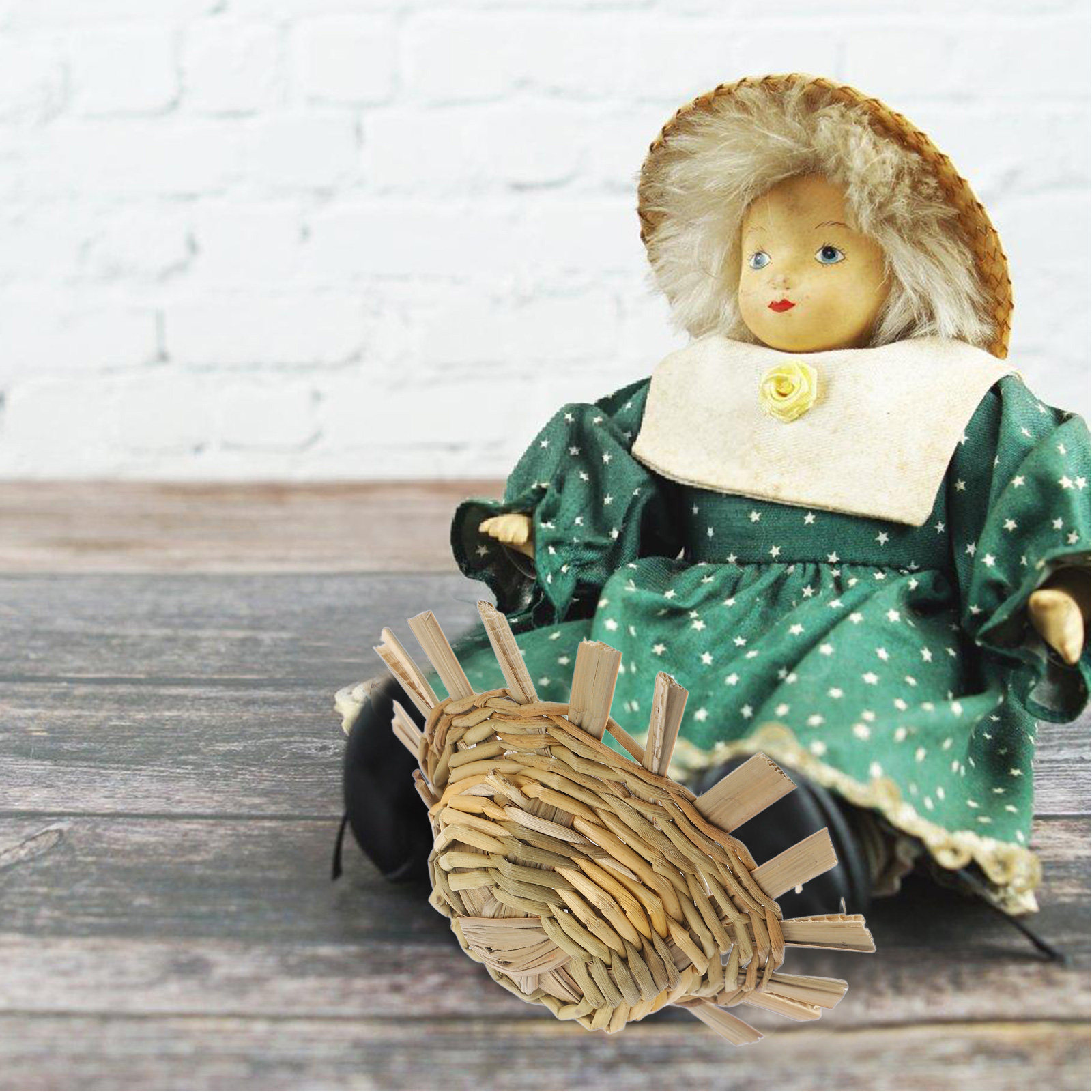 5 Stück Mini-Strohhüte, winzig – Straw Hat Summer Bewertung und Preis