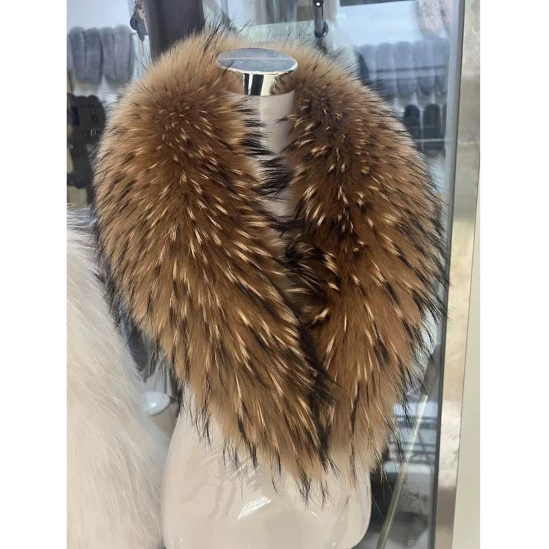 Waschbären Pelz Kragen Weiblic – Women'S Fashion Long Coat Bewertung und Preis