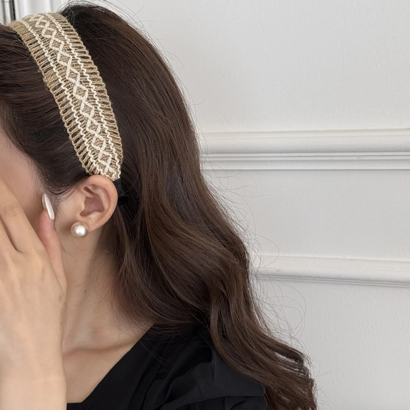 Stroh-Stirnband mit breiter Kr – Straw Hat Summer Bewertung und Preis