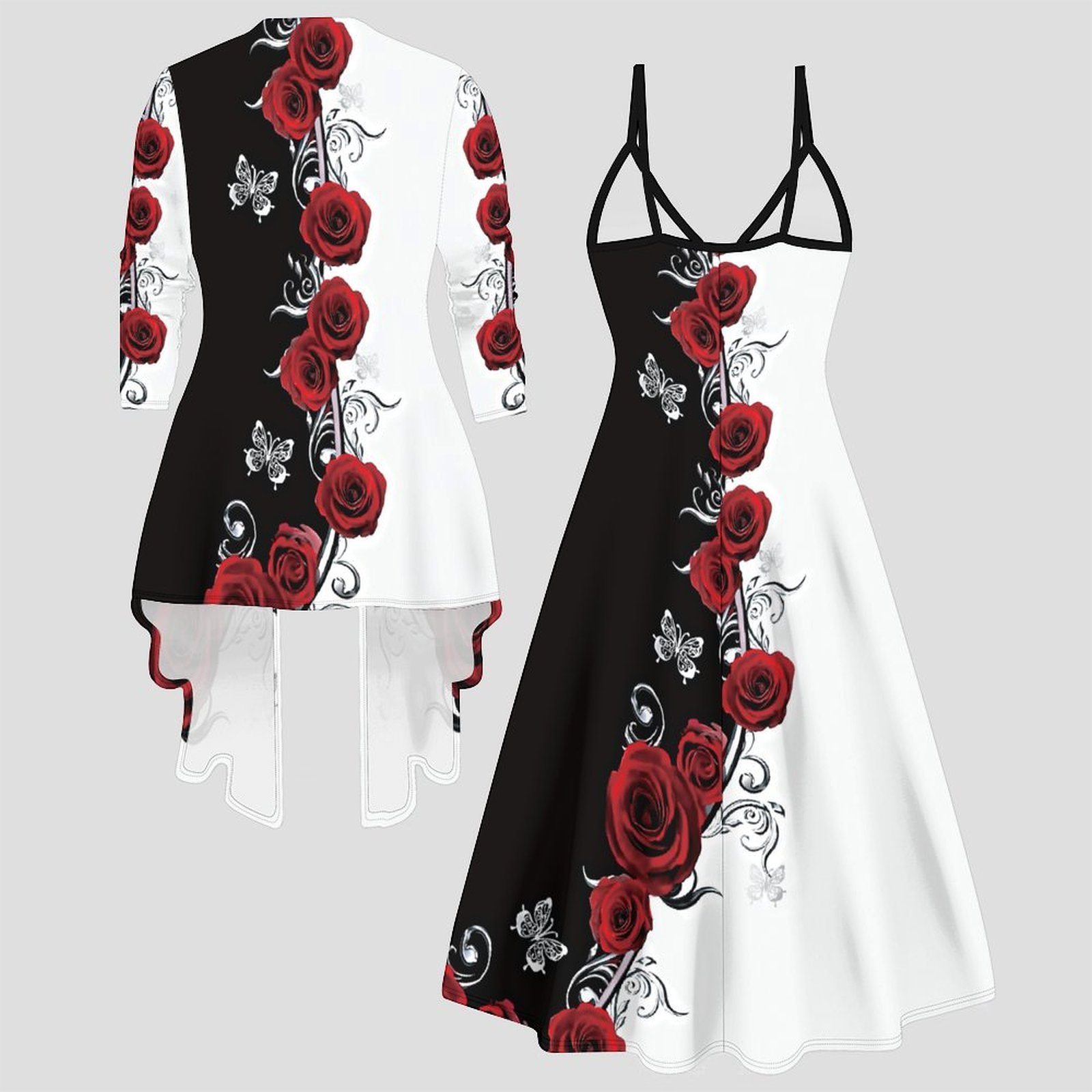 Bedrucktes Zweiteiler-Set Dame – Women'S Fashion Knitwear Bewertung und Preis