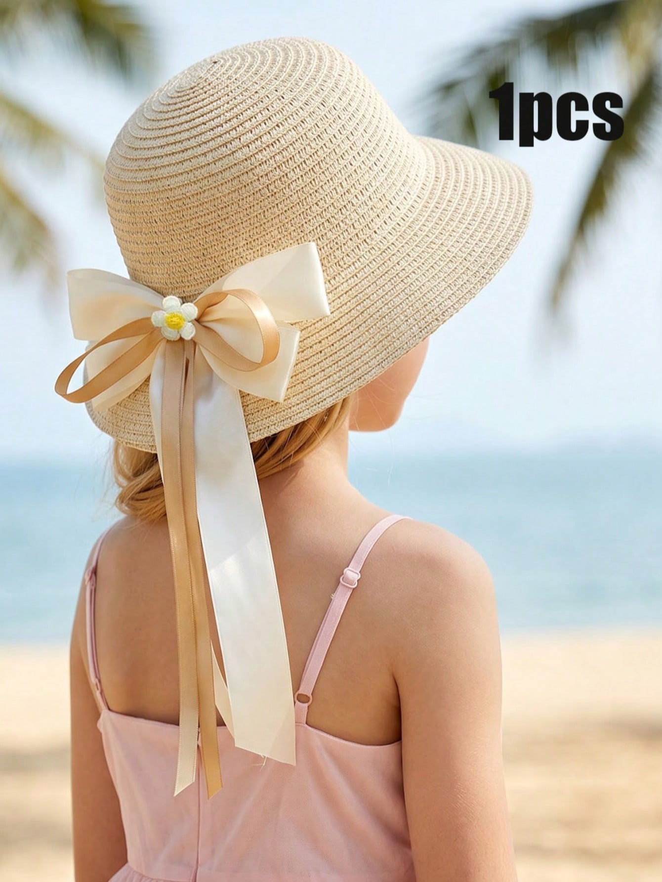 1 Stück 3-8 Jahre Mädchen Kaff – Straw Hat Summer Bewertung und Preis