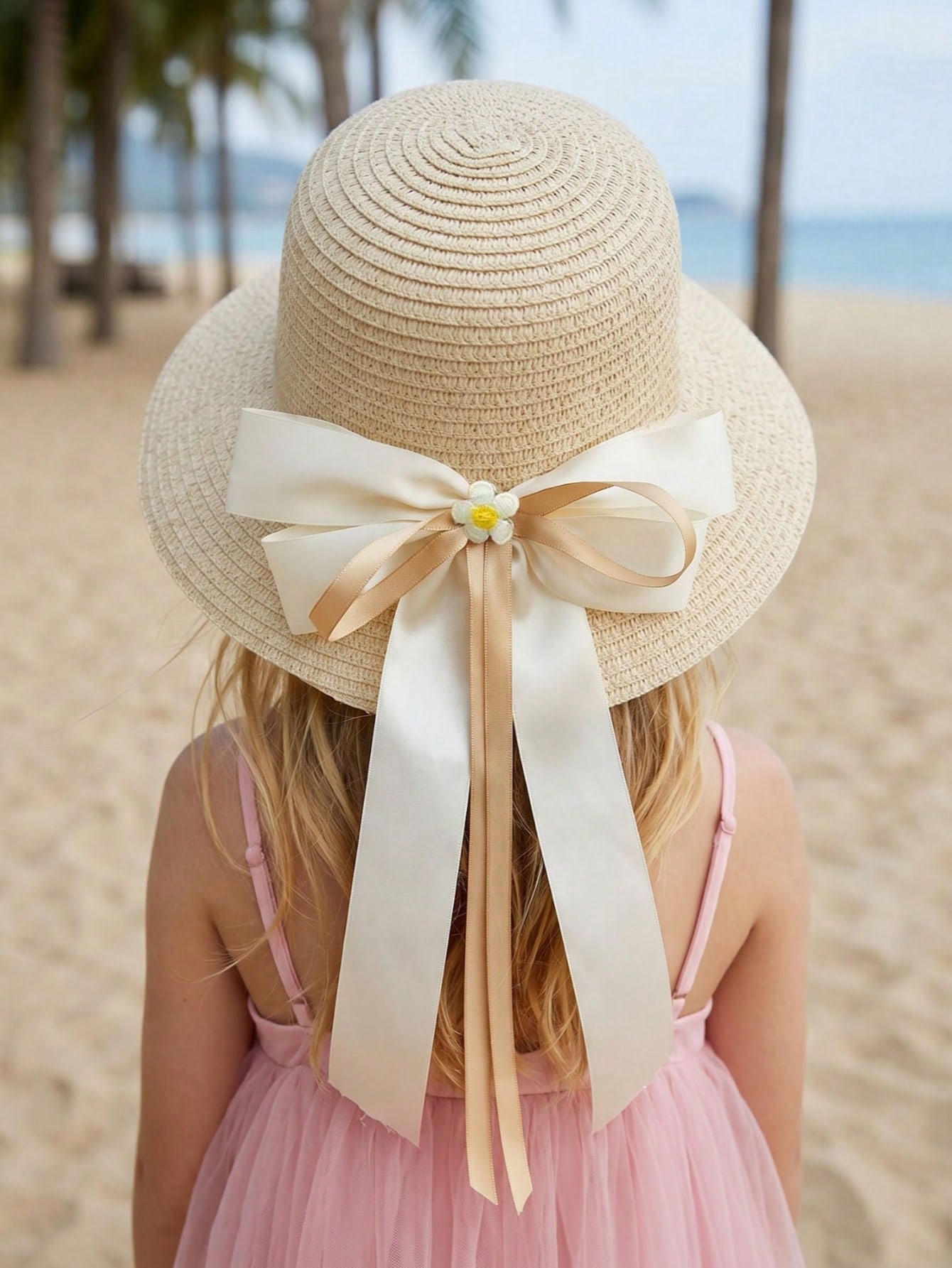 1 Stück 3-8 Jahre Mädchen Kaff – Straw Hat Summer Bewertung und Preis