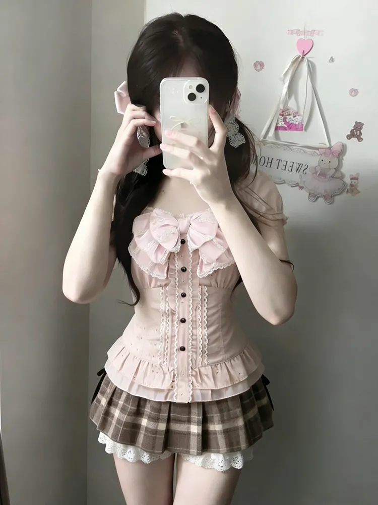 Japanisches Süßes Dreiteiliges – Lace Trim Cami Bewertung und Preis