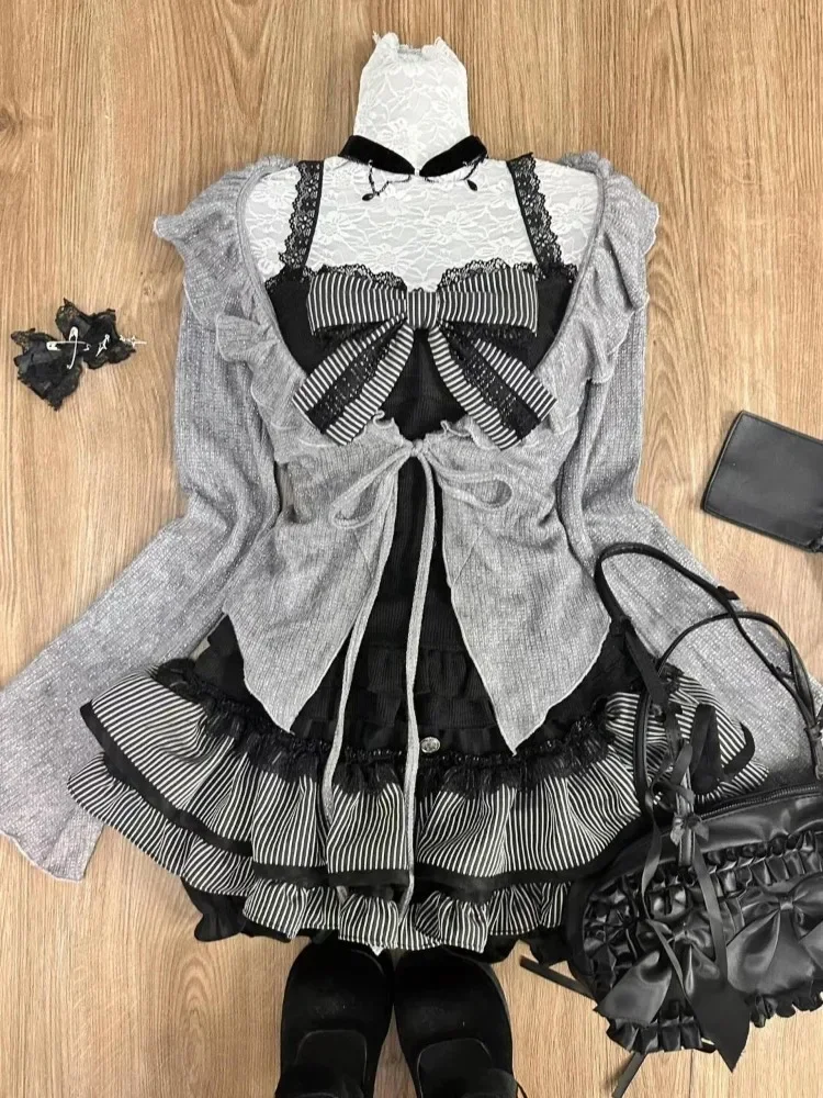 Süße Lolita Vintage Anzüge Fra – Women'S Fashion Knitwear Bewertung und Preis